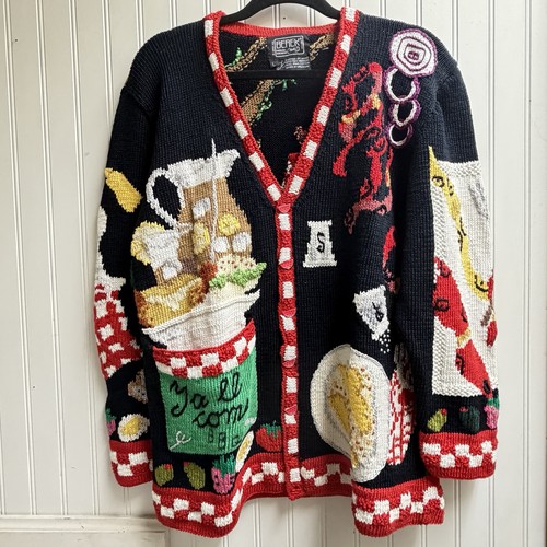 Vtg 90s berek hand knitted - 90s,